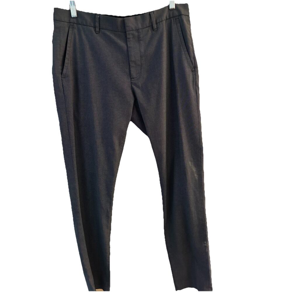 Bonobos Men’s Pants Size 33/32 Tuesday Black Tweed Cotton Preppy Officecore